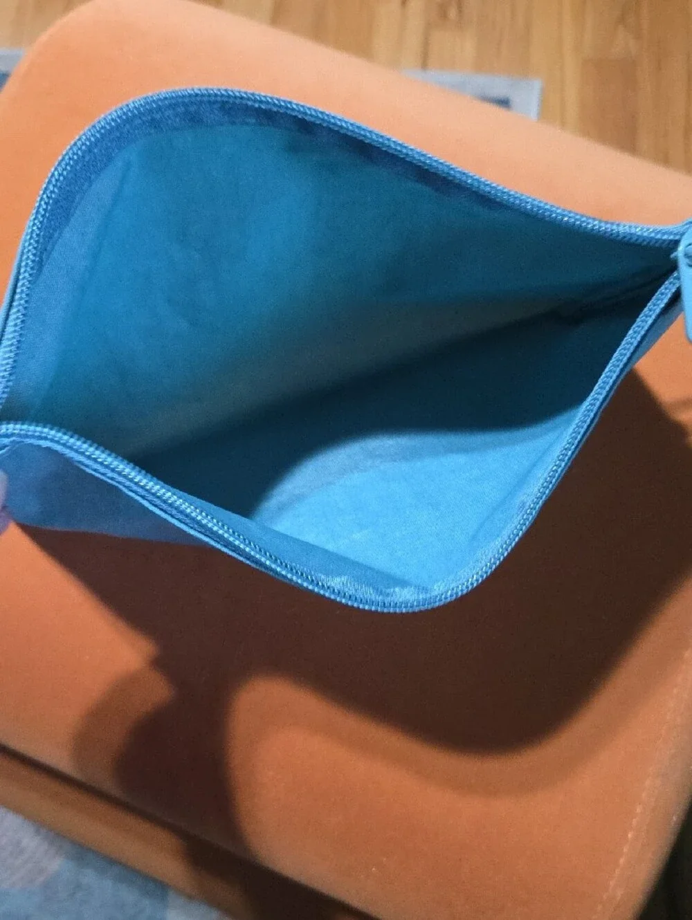 BAGGU Large Flat Pouch - Jewel Mix (Peacock)
